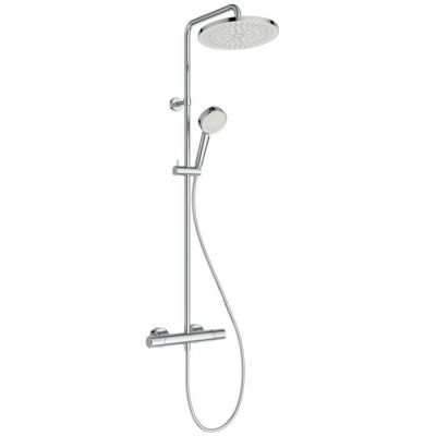 Ideal Standard Ceratherm T25N virštinkinė dušo sistema, chromo spalvos