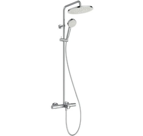 Ideal Standard Ceratherm T25N virštinkinė termostatinė dušo/vonios sistema, chromo spalvos