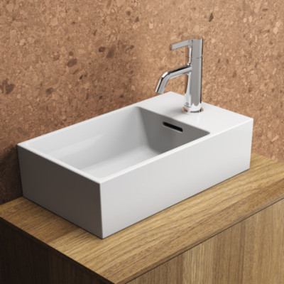 Ideal Standard Extra ant stalviršio pastatomas praustuvas, skylė dešinėje, 45cm