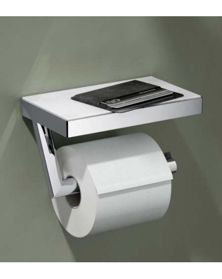 IŠPARDAVIMAS. Keuco Reva WC popieriaus laikiklis, chromo blizgios spalvos