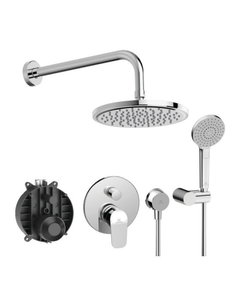Ideal Standard Ceraflex potinkinė dušo sistema (BC447AA), chromo spalva