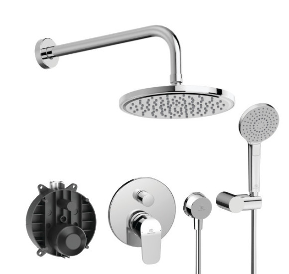 Ideal Standard Ceraflex potinkinė dušo sistema (BC447AA), chromo spalva