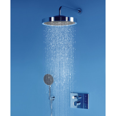 Ideal Standard CERATHERM NAVIGO SOLOS potinkinė termostatinė sistema, dušo galva su apšvietimu, 330mm