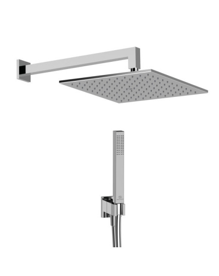 Ideal Standard Ceratherm potinkinio dušo komplektas, kvadratinė 300 mm lietaus galva, be maišytuvo