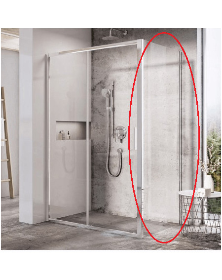 Komplektuojamoji dušo kabinos siena Ravak BLSPS-80,90cm