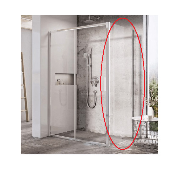 Komplektuojamoji dušo kabinos siena Ravak BLSPS-80,90cm