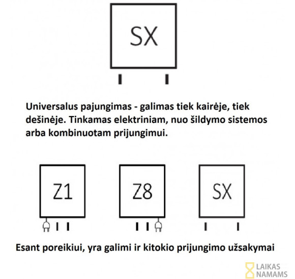 Terma Vivo rankšluosčių džiovintuvas 67-163cm