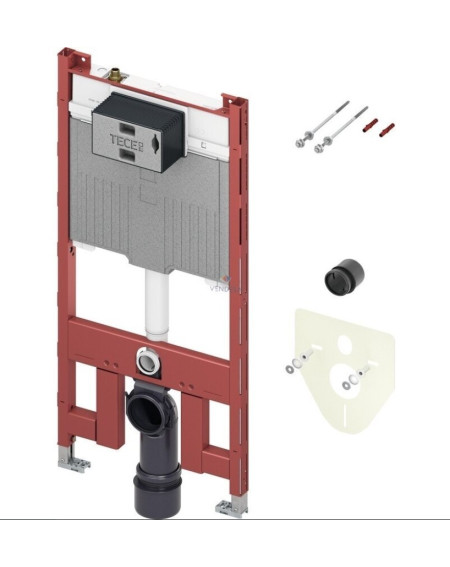 Potinkinis WC rėmas Tece (8 cm storio) su redukcija ir tarpine