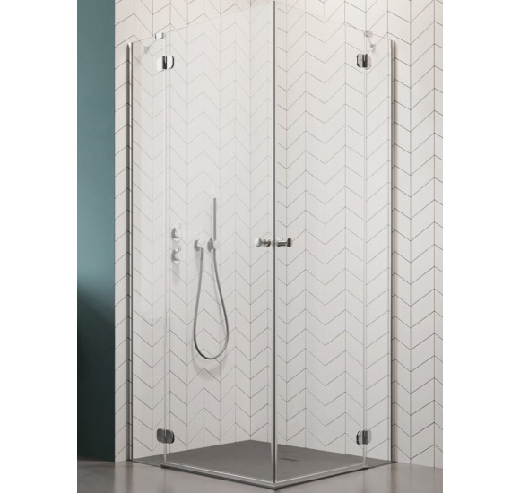 Radaway Torrenta KDD 90x90cm kampinė dušo kabina, chromo profiliai