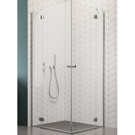Radaway Torrenta KDD 90x90cm kampinė dušo kabina, chromo profiliai