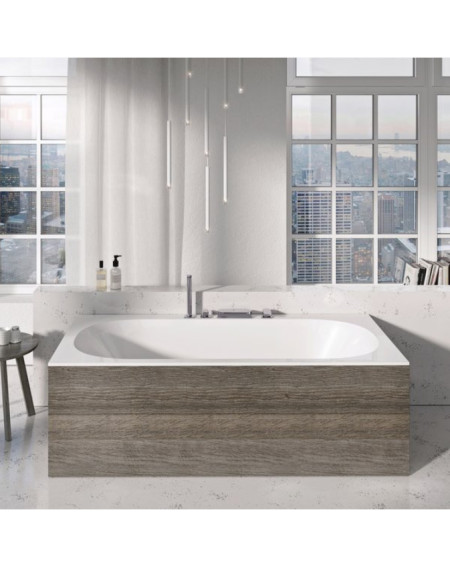 Ravak City Slim 180x80 cm, stačiakampė vonia, akrilas