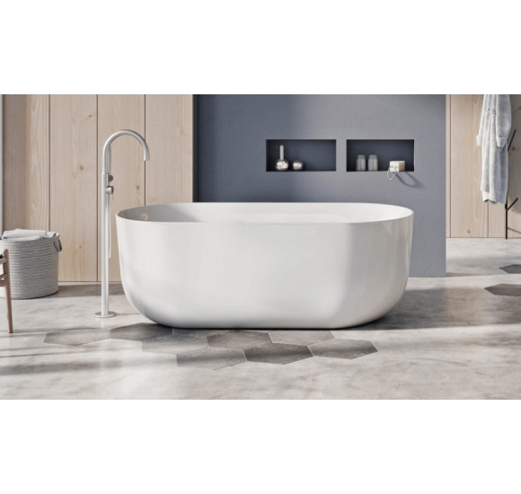 Akmens masės vonia Balteco Marin 179x84, balta