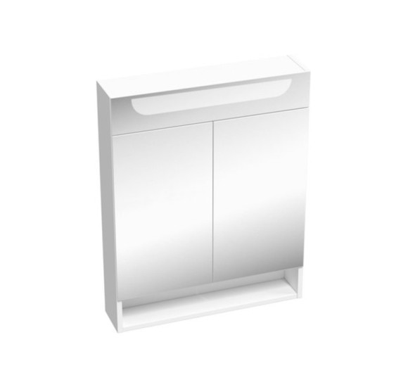 Ravak MC Classic II veidrodinė spintelė 60 x 14 x 76 cm, su LED apšvietimu, balta šoninė apdaila