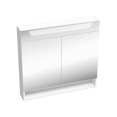 Ravak MC Classic II veidrodinė spintelė 80 x 14 x 76 cm, su LED apšvietimu, balta šoninė apdaila