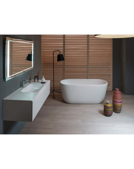 Akmens masės vonia Balteco AZUR 130x70, balta