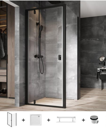 Ravak 5in1 dušo komplektas Nexty NDOP1 + NPSS, 90x90