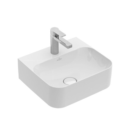Villeroy & Boch Finion pakabinamas praustuvas, 43x39cm su "C+" danga