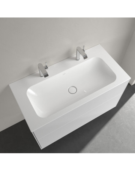 Villeroy & Boch Finion dvigubas praustuvas, 1200 x 500 mm su "Ceramic Plus" danga