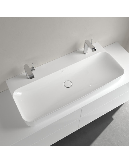 Villeroy&Boch Finion praustuvas pakabinamas, 1000 x 470 mm su "Ceramic Plus" danga ir šlifuota apačia