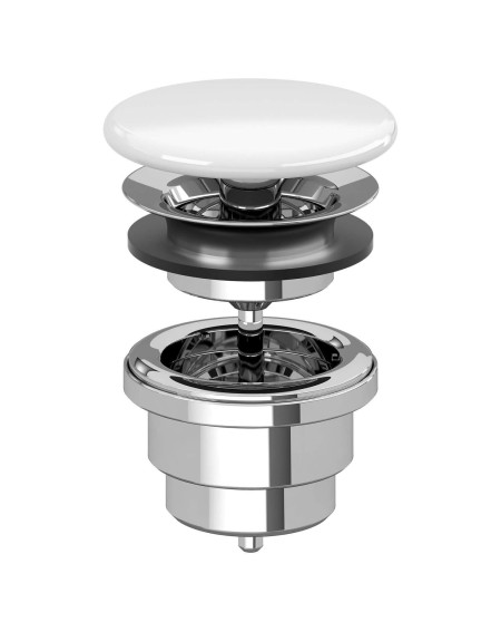 Villeroy&Boch keraminis praustuvo vožtuvas neuždaromas, baltos sp., 68080001