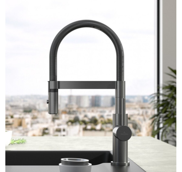 Villeroy & Boch maišytuvas plautuvei Steel Expert Compact, pasirenkama spalva