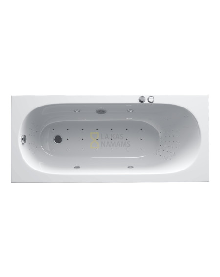 Masažinė vonia Villeroy&Boch Oberon 170x75 su Koller Nano-Future masažo sistema