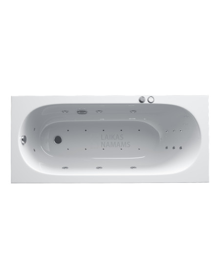Masažinė vonia Villeroy&Boch Oberon 170x75 su Super Lux masažo sistema