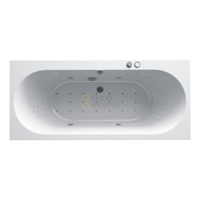 Masažinė vonia Villeroy&Boch Oberon 2.0 170x75 su Koller Nano-Future masažo sistema