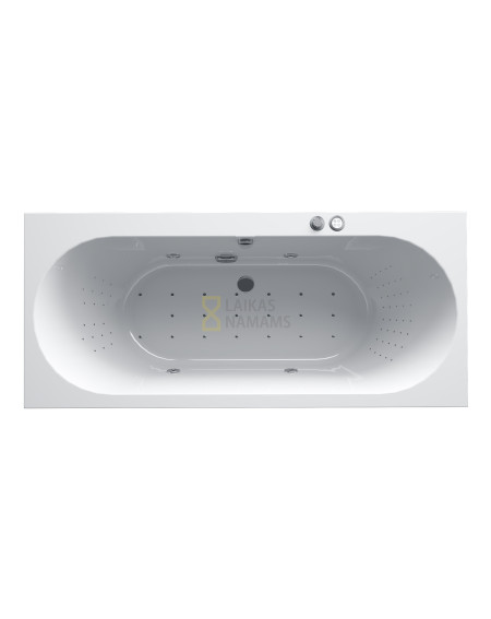 Masažinė vonia Villeroy&Boch Oberon 2.0 180x80 su Koller Nano-Future masažo sistema