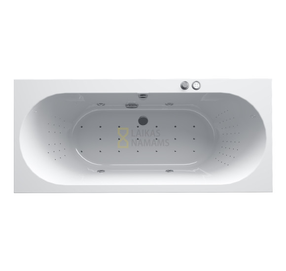 Masažinė vonia Villeroy&Boch Oberon 2.0 180x80 su Koller Nano-Future masažo sistema