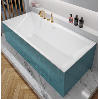 Villeroy&Boch Subway 3.0 Duo stačiakampė vonia, 1800 x 800 mm su vandenį pripildančiu sifonu