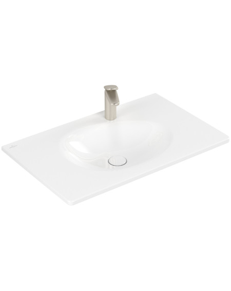 Villeroy & Boch Antao pakabinamas/montuojamas ant baldų praustuvas 80 cm, su skyle maišytuvui, pasirenkama spalva