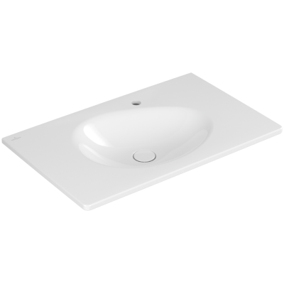 Villeroy & Boch Antao pakabinamas/montuojamas ant baldų praustuvas 80 cm, su skyle maišytuvui, pasirenkama spalva
