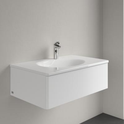 Villeroy & Boch Antao pakabinamas/montuojamas ant baldų praustuvas 80 cm, su skyle maišytuvui, pasirenkama spalva
