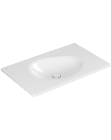 Villeroy & Boch Antao pakabinamas/montuojamas ant baldų praustuvas 80 cm, be skylės maišytuvui, pasirenkama spalva