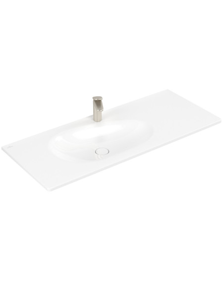 Villeroy & Boch Antao pakabinamas/montuojamas ant baldų praustuvas 120 cm, su skyle maišytuvui, pasirenkama spalva
