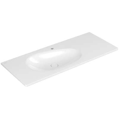 Villeroy & Boch Antao pakabinamas/montuojamas ant baldų praustuvas 120 cm, su skyle maišytuvui, ViFlow, pasirenkama spalva
