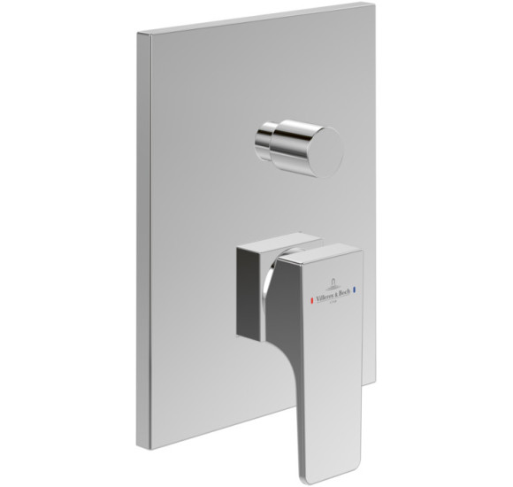 Villeroy & Boch Architectura Square potinkinis vonios/dušo maišytuvas su diverteriu, pasirenkama spalva