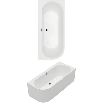 Villeroy & Boch vonia Oberon 2.1, 180x80 cm, dešininė, pasirenkama spalva