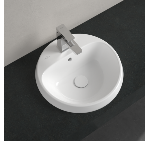 Villeroy & Boch Architectura įleidžiamas praustuvas, 45 cm, su persipylimu