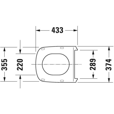 Duravit Durastyle pakabinamo klozeto Soft Close dangtis
