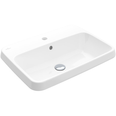Villeroy & Boch Architectura stačiakampis įleidžiamas praustuvas, 60 cm, su persipylimu