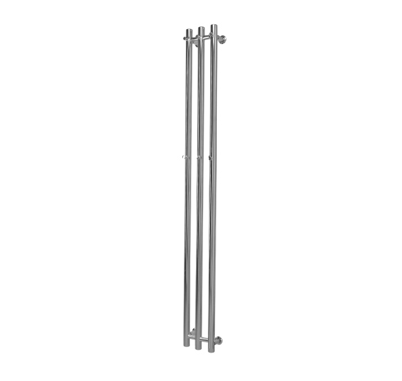 Wellmer Verona nerūdijančio plieno elektrinis džiovintuvas, 120 cm, 3 strypai