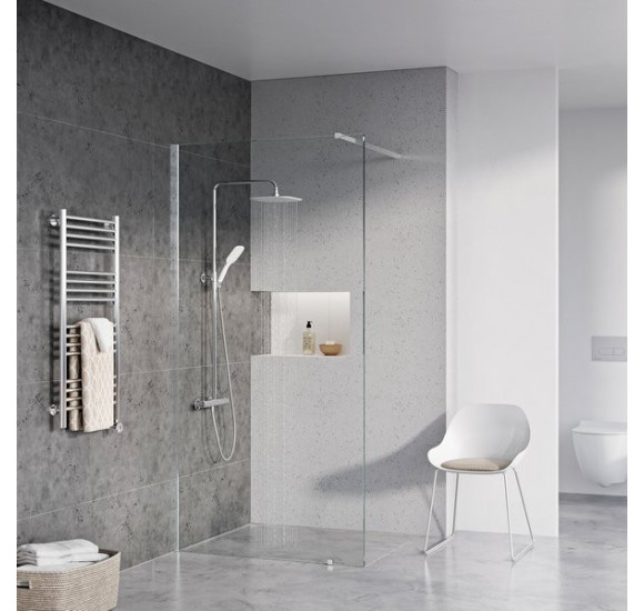 Ravak Termo 300 termostatinė dušo sistema, su dušo komplektu, chromuotos-baltos spalvos