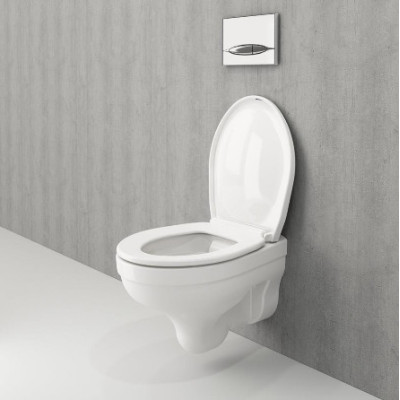 Bocchi Taormina Pro unitazas, baltas blizgus, rimless