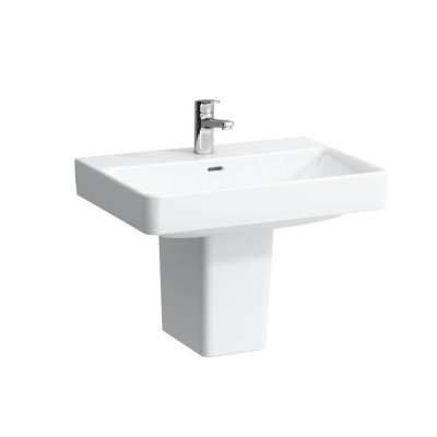 Laufen Pro S pakabinamas/baldinis praustuvas 65x46,5 cm, su persipylimo anga
