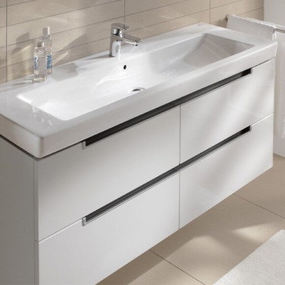 Villeroy & Boch Subway 2.0 praustuvas, 1300x470, su viena anga maišytuvui