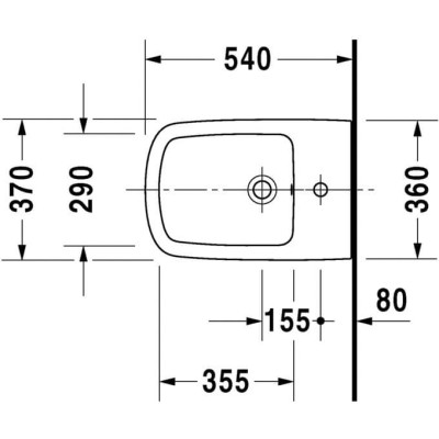 Pakabinama bide Duravit DuraStyle