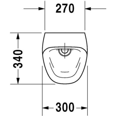 Pisuaras Duravit Durastyle "Rimless"