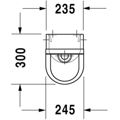 Pisuaras Duravit Starck 3 "Rimless"
